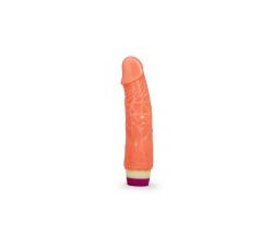   PVC Vibrating Dildo #3 - Beige - Bulk  